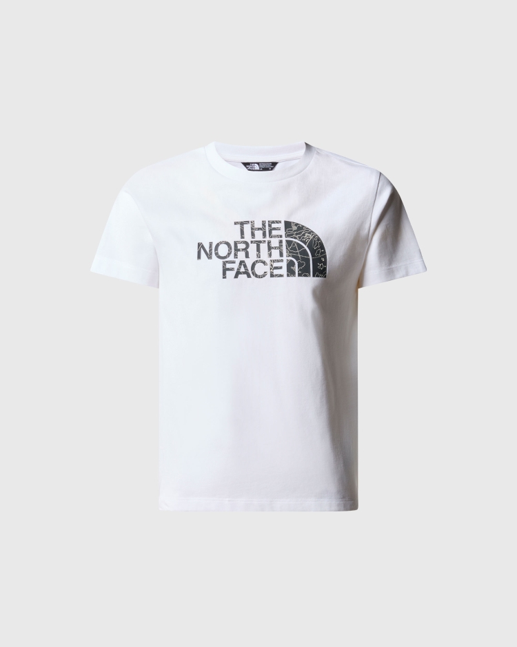 The North Face T-Shirt Easy Bianco Bambino