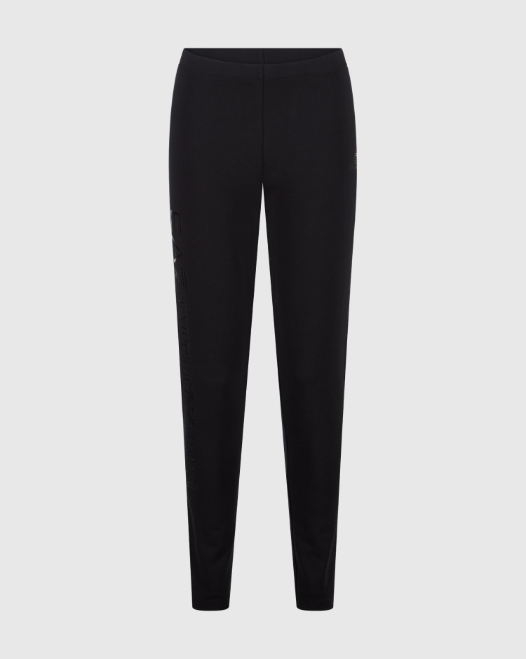 Emporio Armani EA7 Leggings Train Shiny Nero Donna