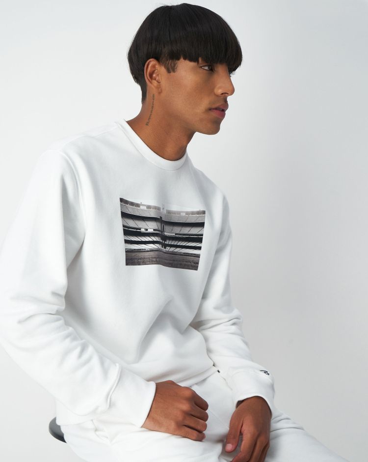 Champion Felpa Pesante MLB Bianco Uomo