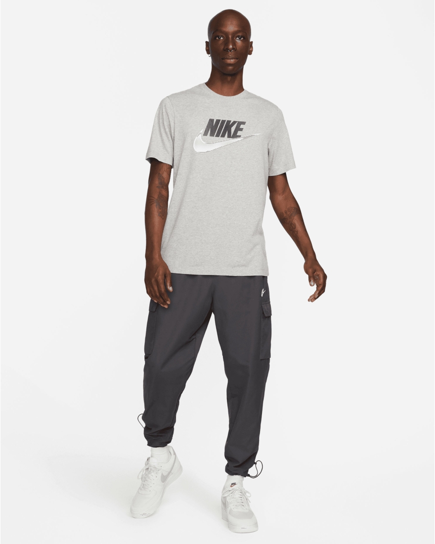 Nike t shirt uomo grigio hot sale