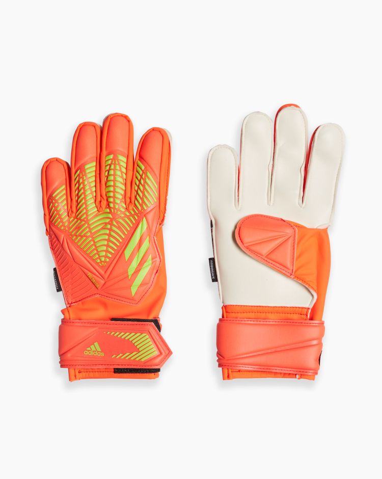 Adidas Guanti da portiere Predator Edge Fingersave Match Rosso Bambino