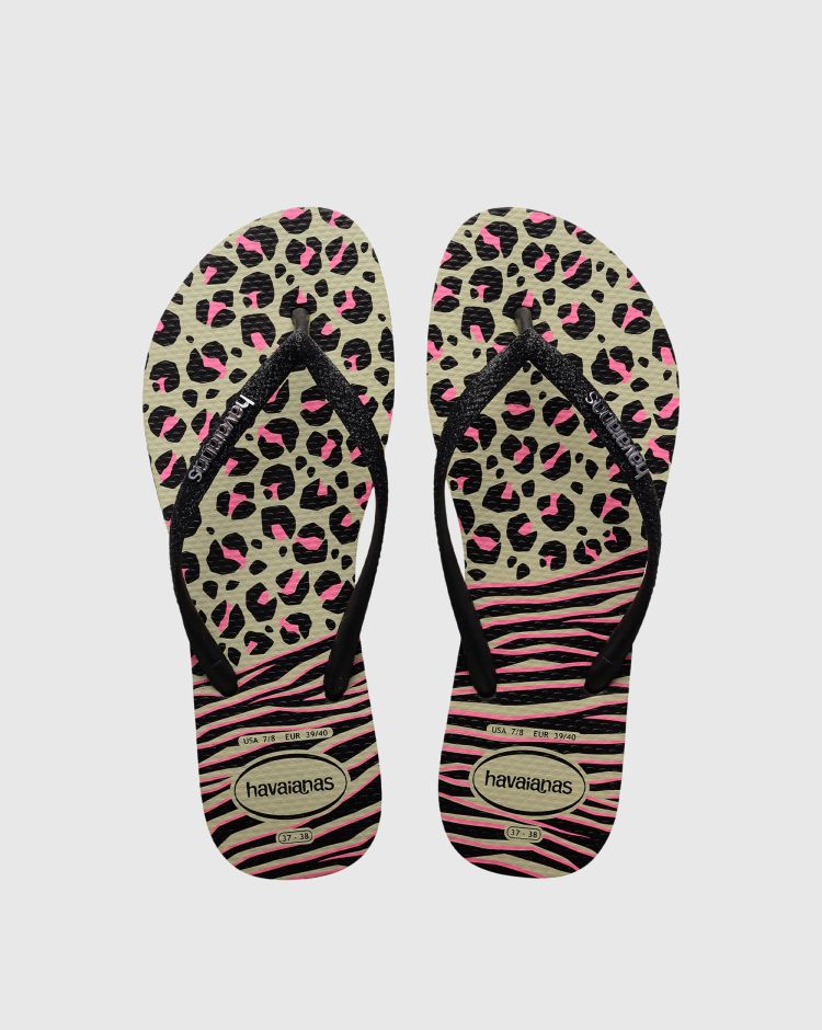 Havaianas Slim Animals Mix Grigio Donna