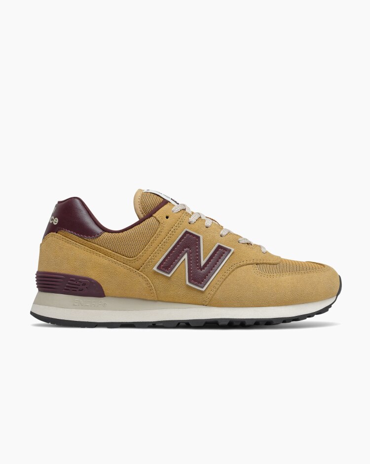 New Balance 574 Suede Marrone Uomo