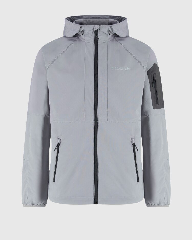 Giacca softshell con cappuccio Tall Heights Grigio Uomo