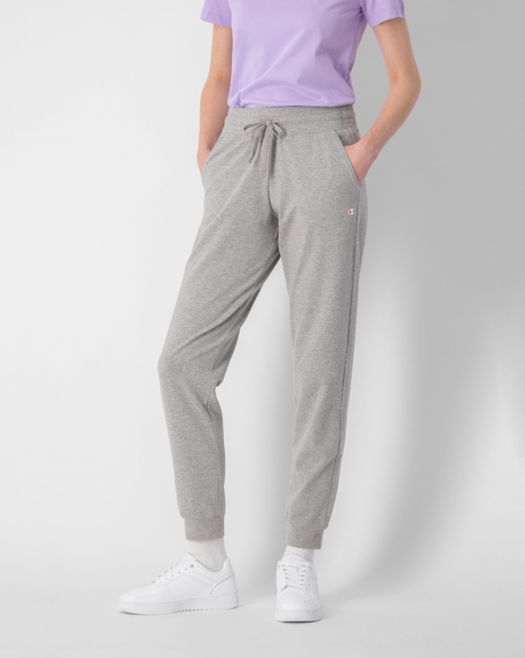 Champion Pantaloni Con Risvolto Grigio Donna