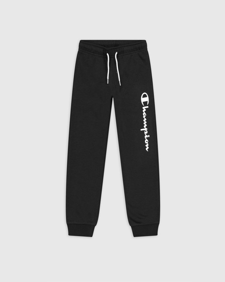 Champion Pantaloni Da Tuta Leggeri Con Logo Nero Bambino