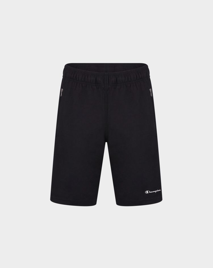 Champion Shorts Con Tasche A Cerniera Nero Uomo