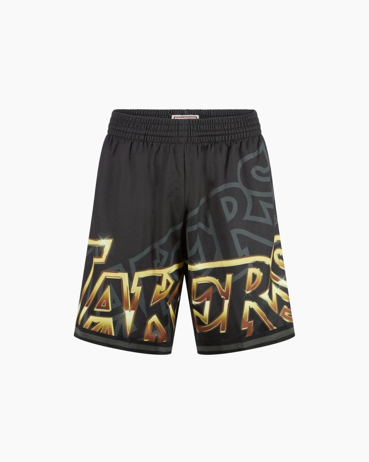 Mitchell&Ness Big Face 4.0 Fashion Shorts Nero Uomo