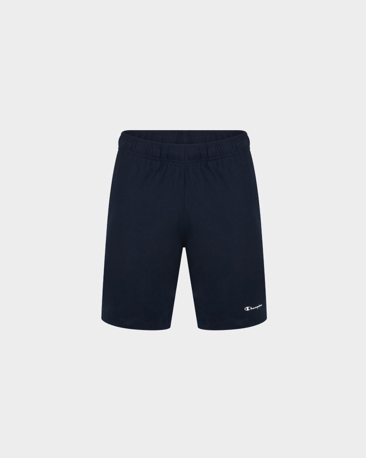 Champion Shorts Jersey Small Logo Blu Uomo