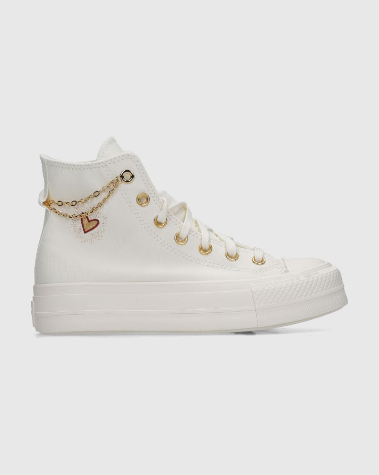 Converse Chuck Taylor All Star Lift Hi Bianco Donna
