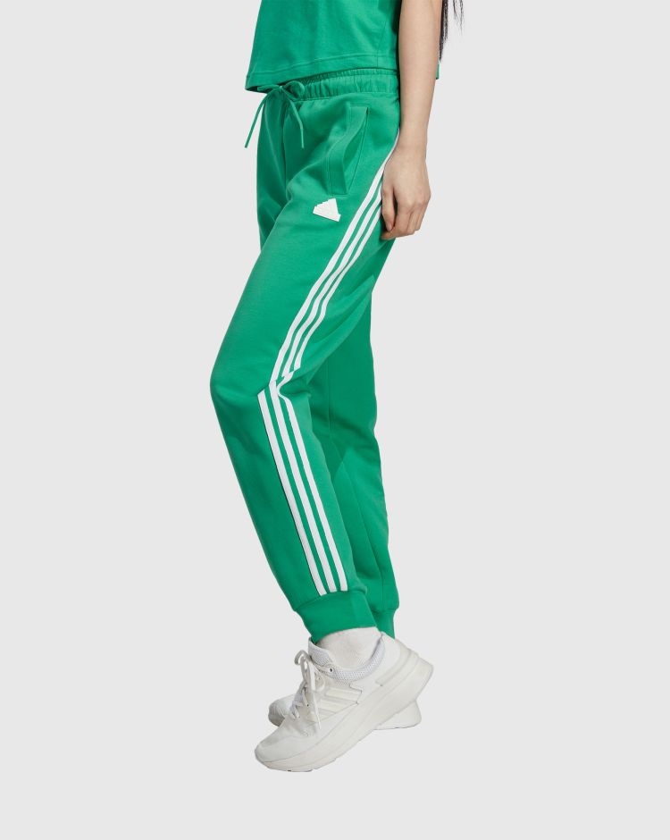 Adidas Pantaloni Future Icons 3-Stripes Regular Verde Donna