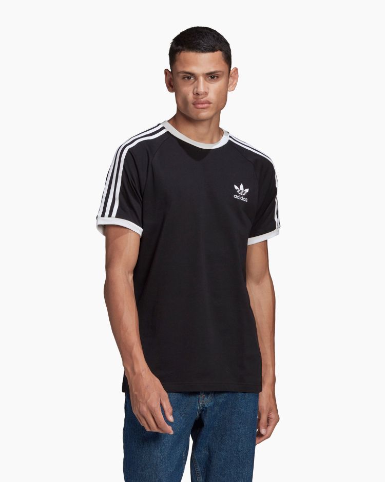 Adidas T-Shirt adicolor Classics 3-Stripes Nero Uomo