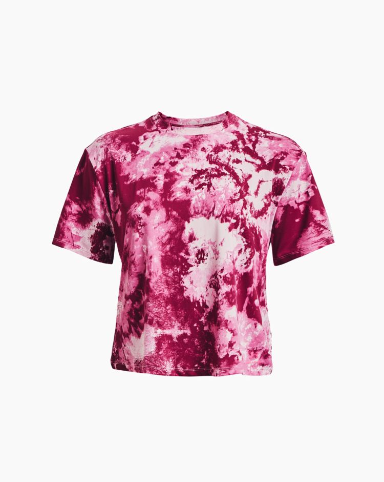 Under Armour T-Shirt Rush Energy Novelty Rosso Donna