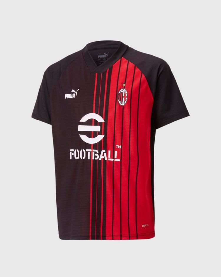 Puma Giacca Prematch A.C. Milan Nero Bambino