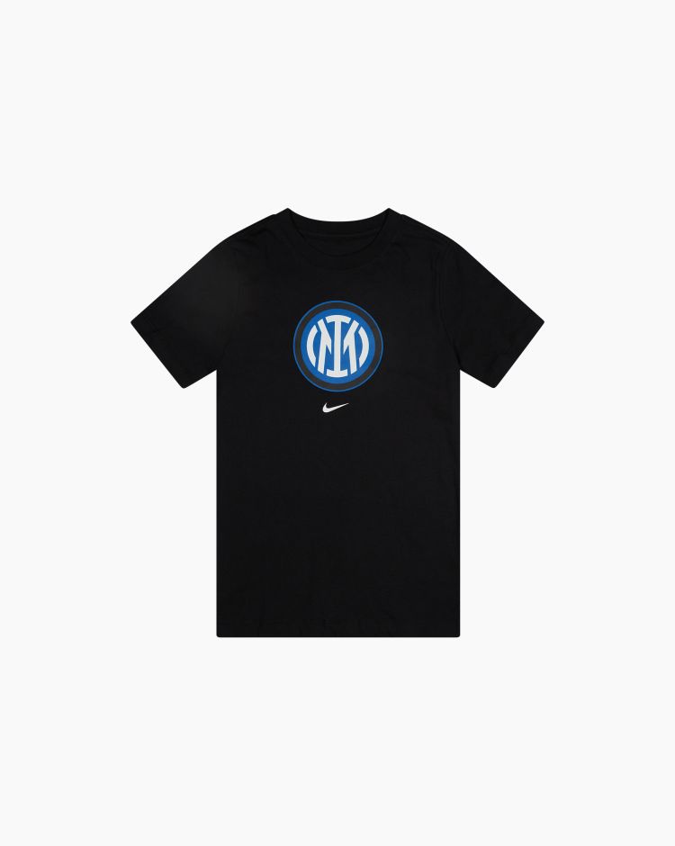 Nike T-Shirt Inter Big Logo Nero Bambino