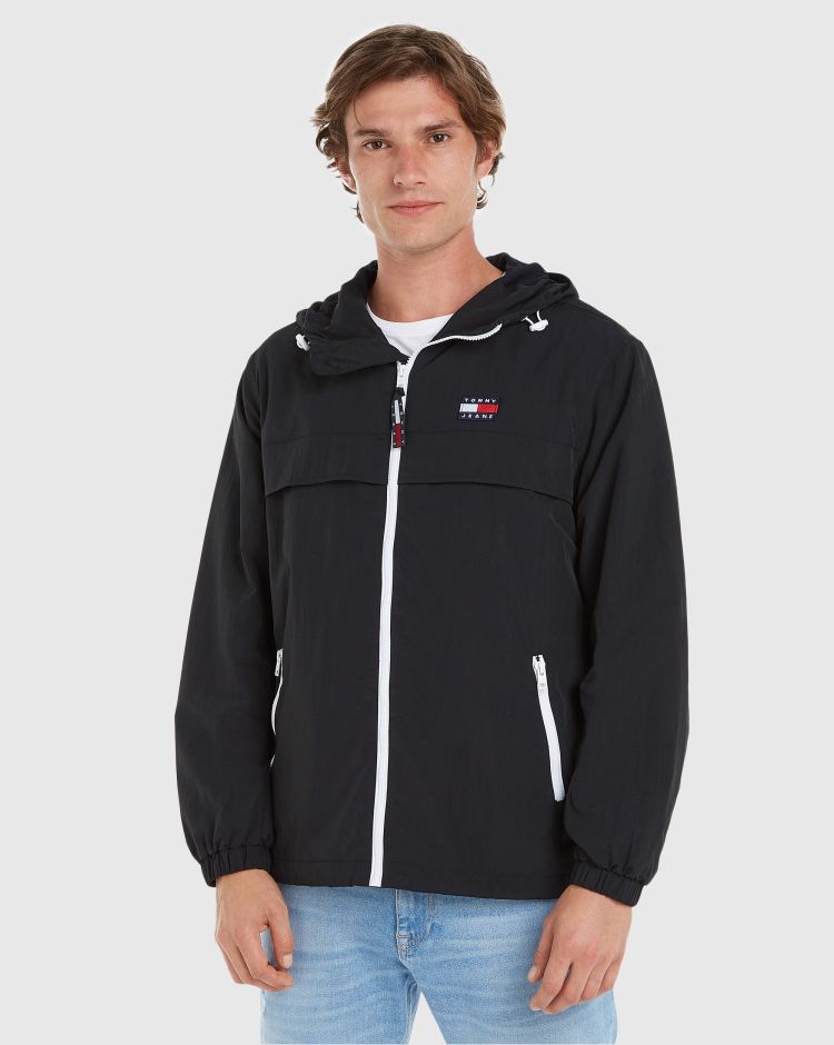 Tommy Hilfiger Giacca A Vento Chicago Nero Uomo