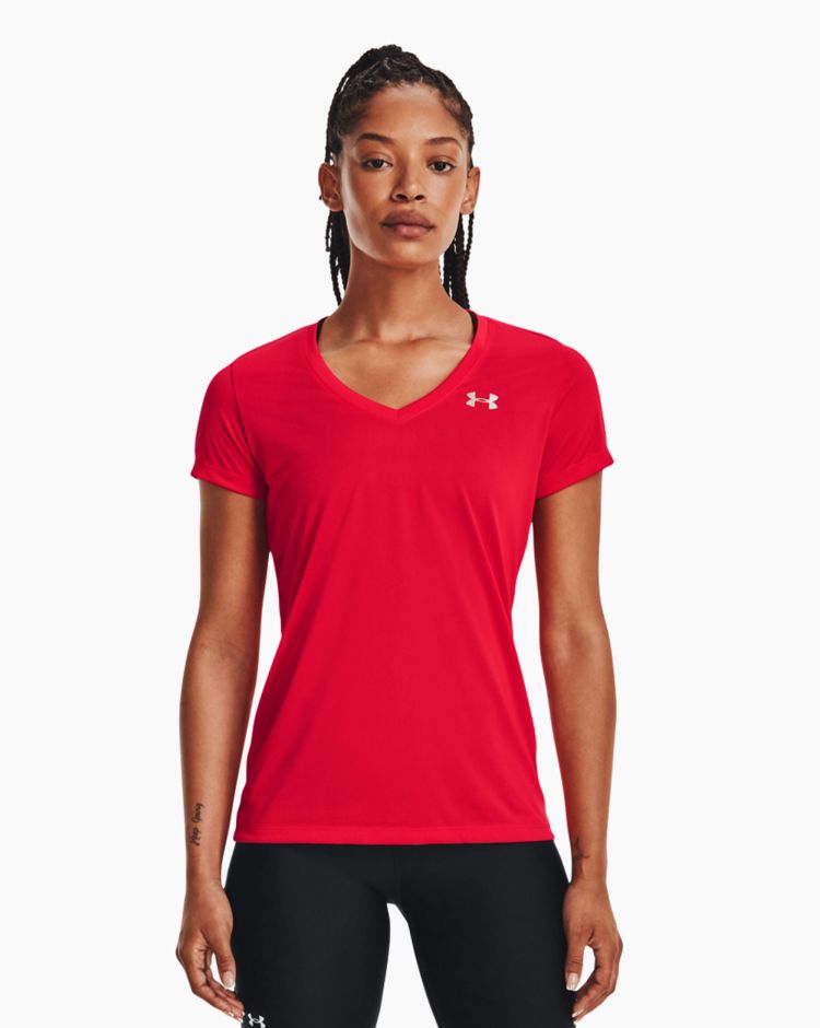 Under Armour T-Shirt Tech Solid Rosso Donna