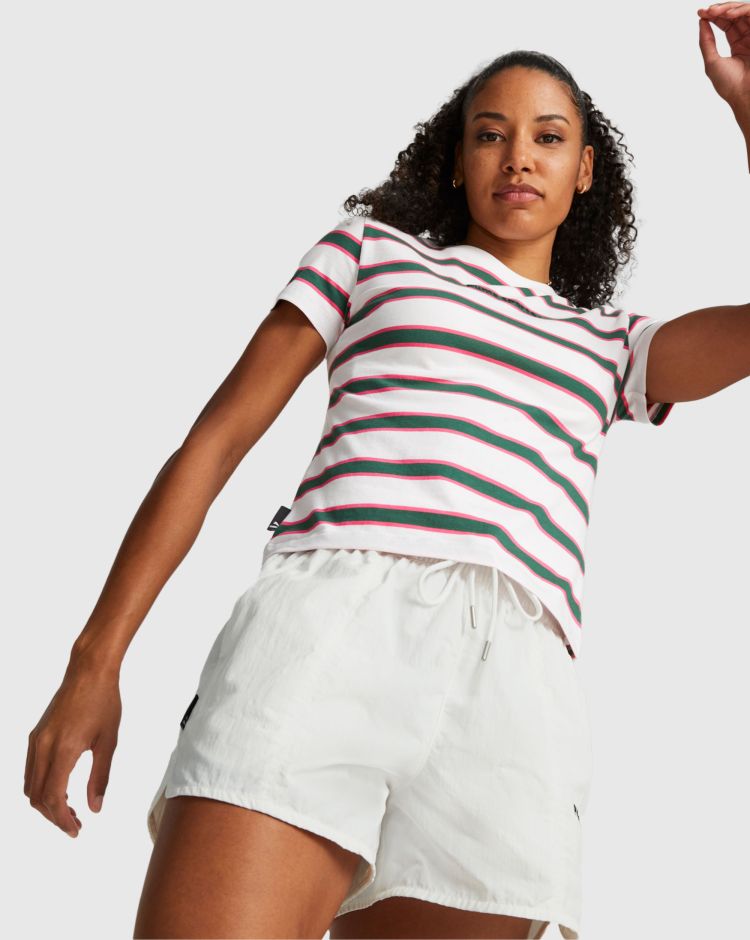 Puma T-shirt PUMA TEAM Bianco Donna