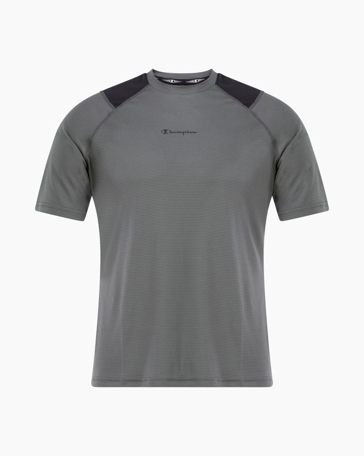 Champion T-Shirt Girocollo Nero Uomo