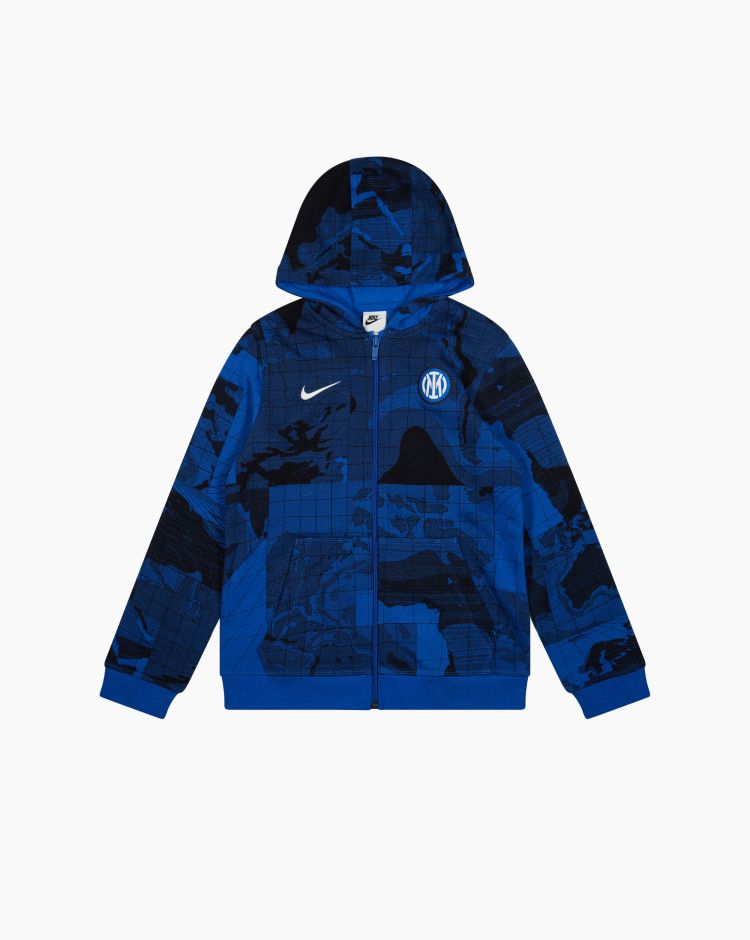 Nike Felpa Inter Club Fleece Blu Uomo