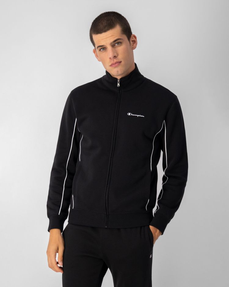 Champion Tuta Full Zip Nero Uomo