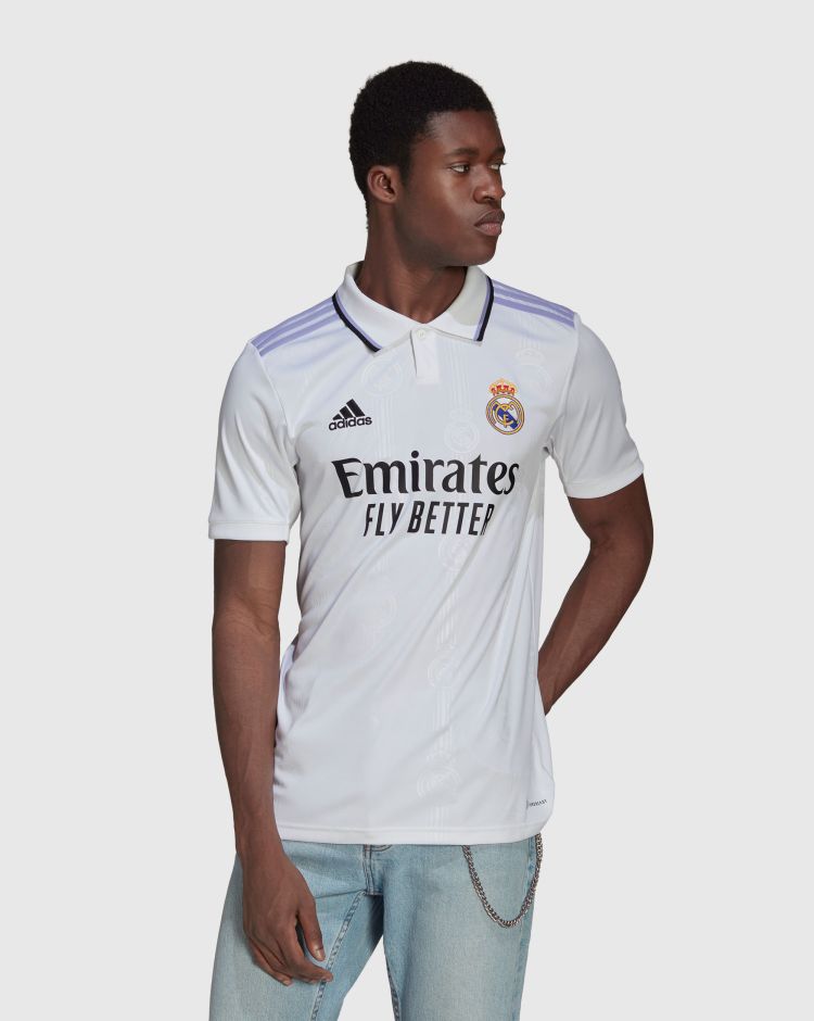 Adidas Real Madrid Home T-Shirt 2022/2023 Bianco Uomo