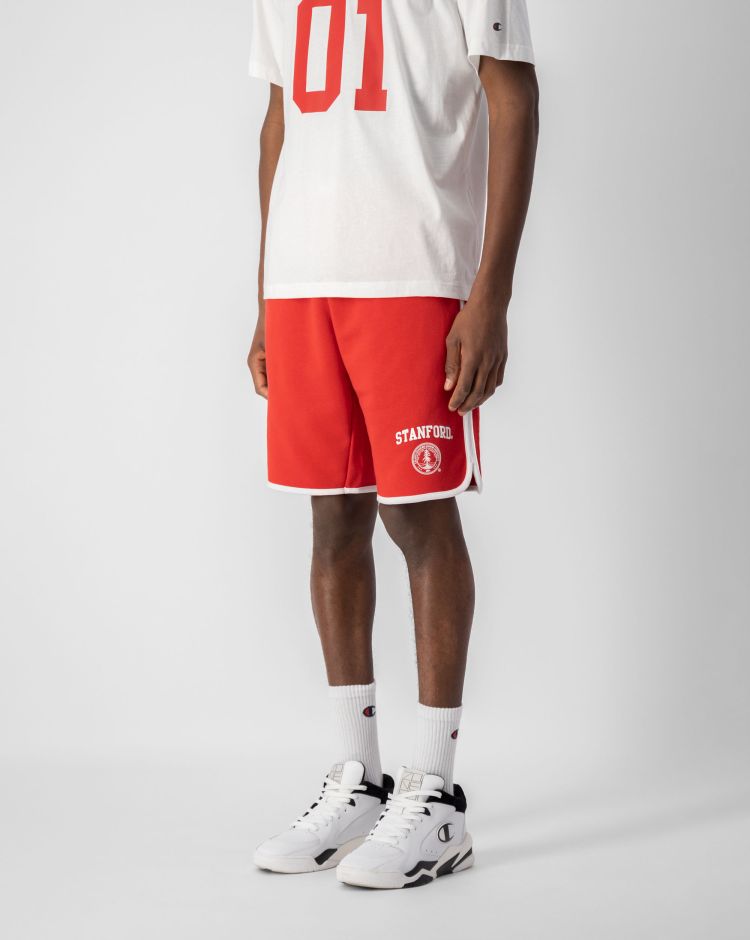 Champion Shorts logo college Rosso Uomo