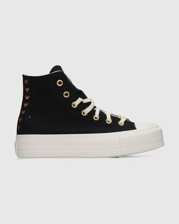Converse Chuck Taylor All Star Lift Hi Nero Donna