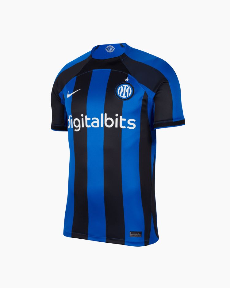 Nike Inter 2022/23 Stadium Home T-Shirt Blu Uomo