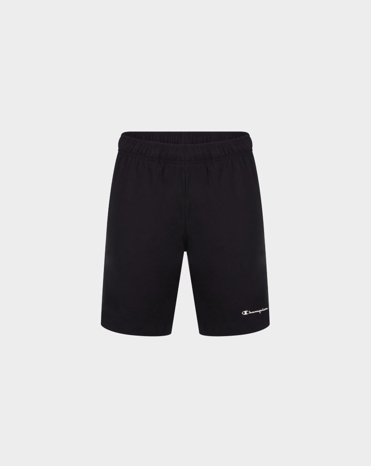 Champion Shorts Jersey Small Logo Nero Uomo