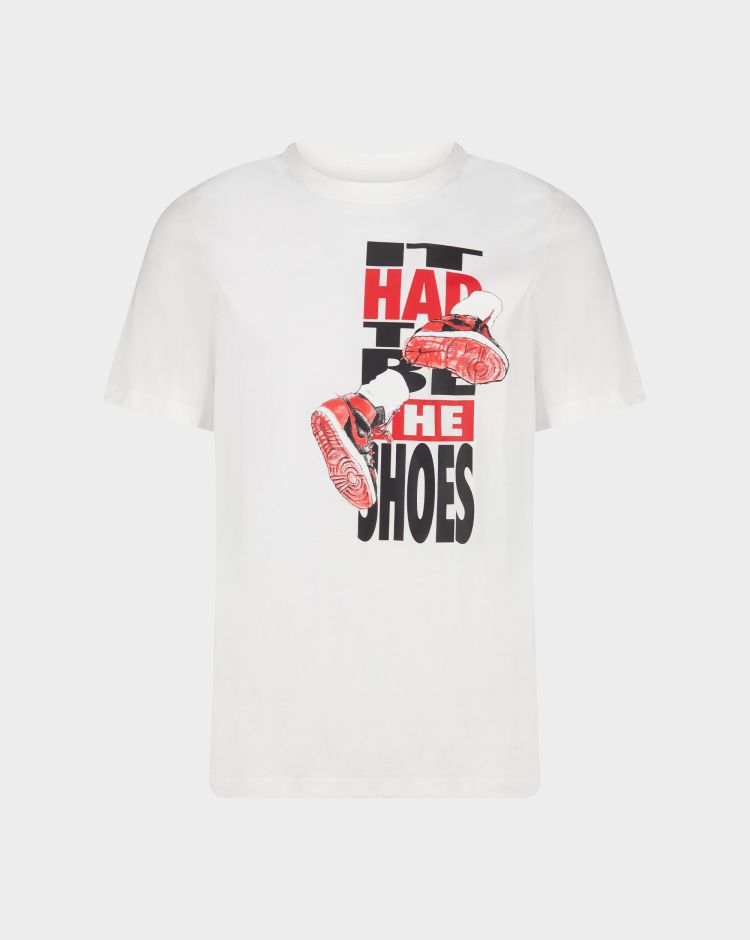 Nike Jordan T-Shirt "The Shoes" Bianco Uomo