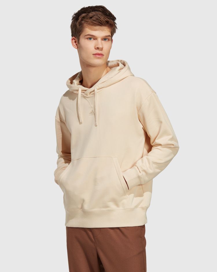 Adidas Hoodie ALL SZN French Terry Marrone Uomo