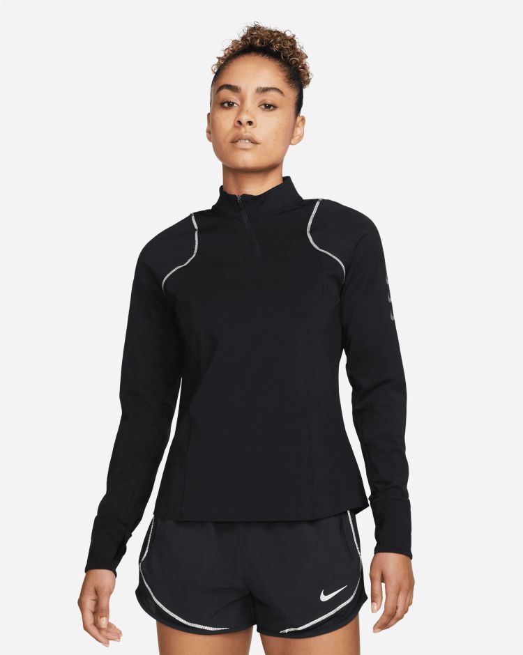 Nike Midlayer Dri-FIT Run Division Nero Donna