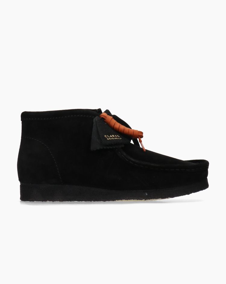 Clarks Wallabee Boot Nero Uomo