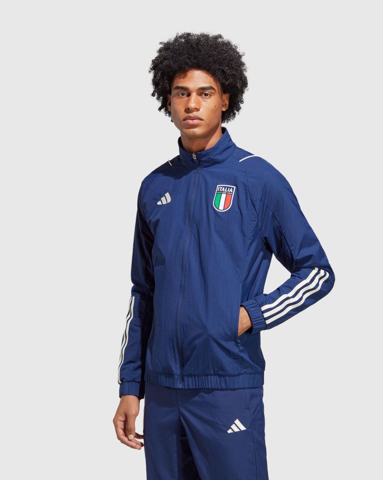 Adidas Giacca da rappresentanza Tiro 23 Italia Blu Uomo