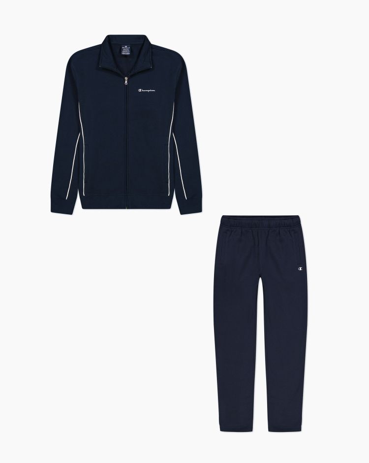 Champion Tuta Full Zip Blu Uomo