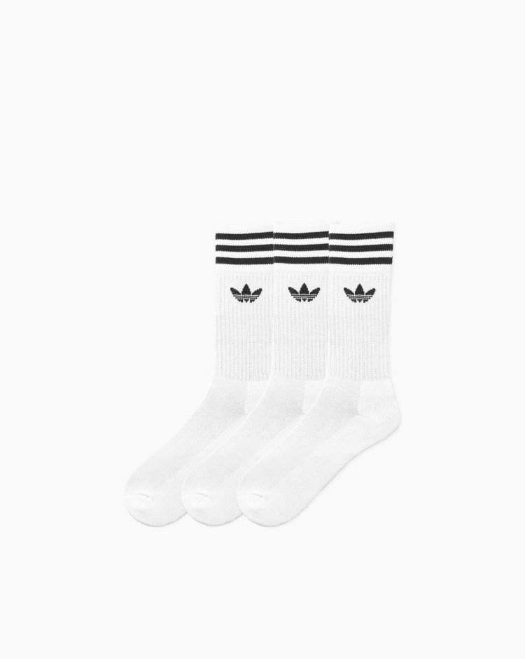 Adidas Calze Solid Crew Bianco
