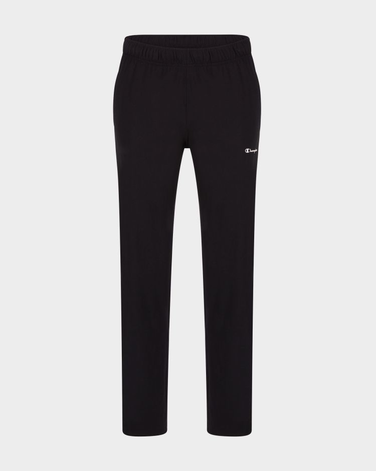 Champion Pantaloni Straight Hem Nero Uomo