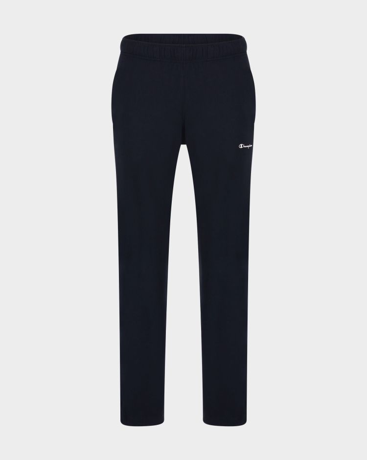 Champion Pantaloni Straight Hem Blu Uomo