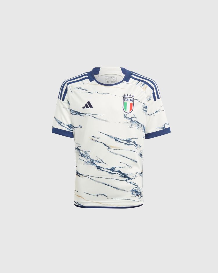 Adidas Italia 23 Maglia Away Bianco Bambino