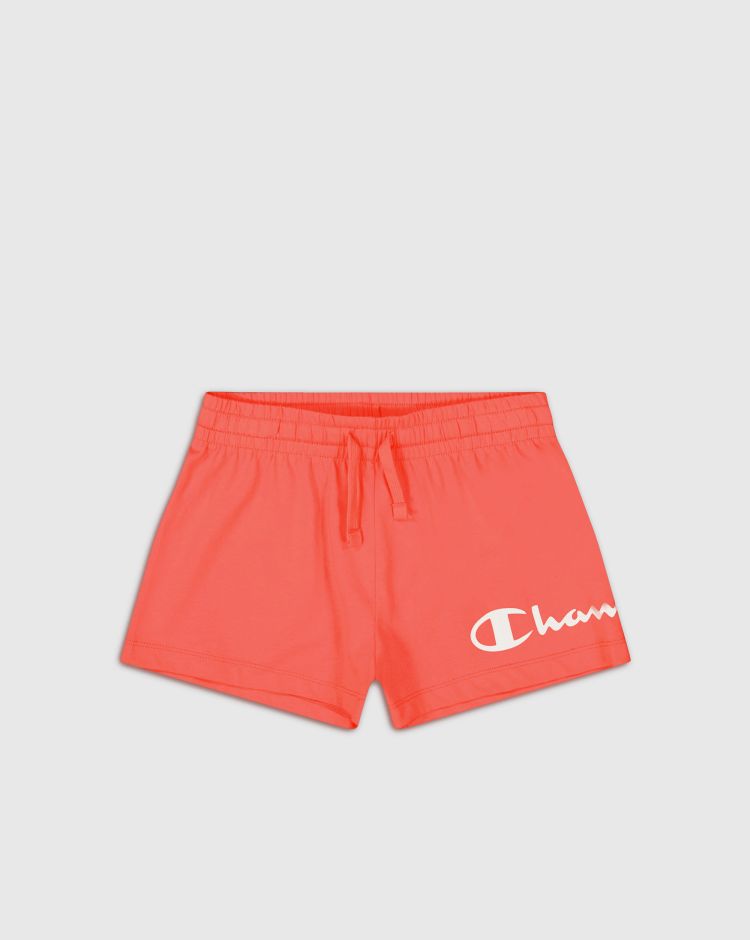 Champion Shorts Con Logo Champion - Bambina Rosso Bambina