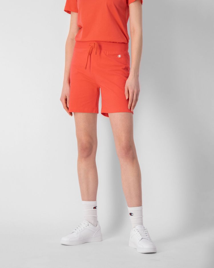 Champion Shorts in jersey Rosso Donna