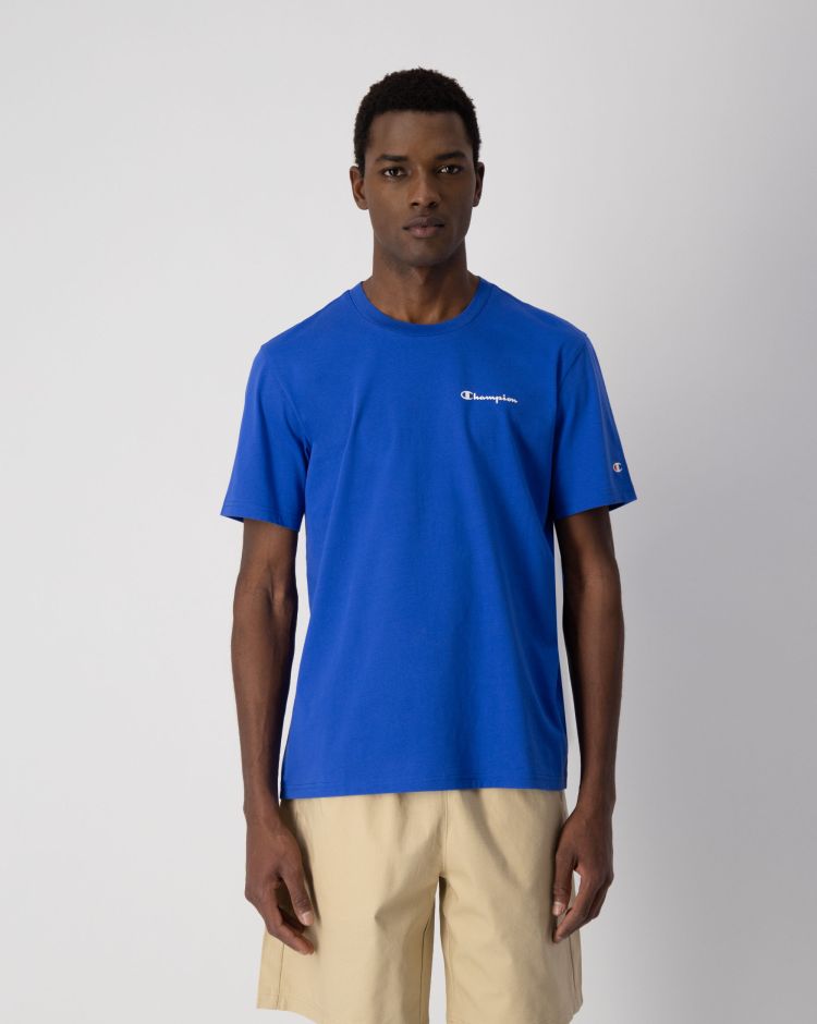 Champion T-shirt Comfort Fit Con Logo Champion Blu Uomo