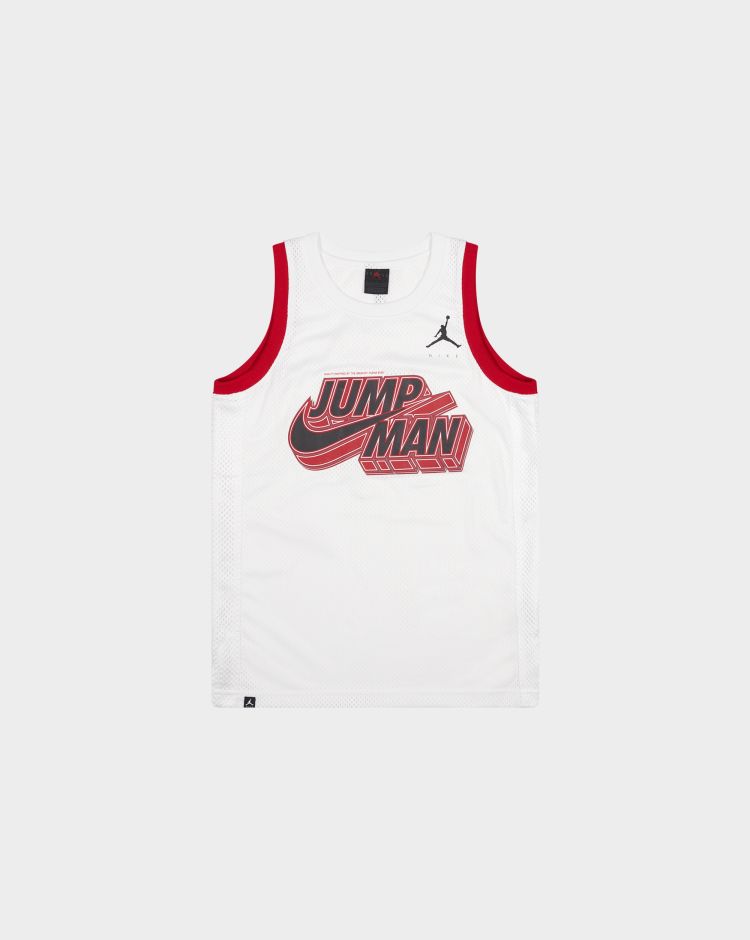 Nike Jordan Jumpman Stacked Jersey Bianco Bambino
