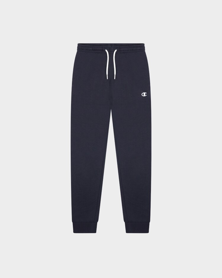 Champion Pantaloni Con Polsino A Coste Blu Bambino