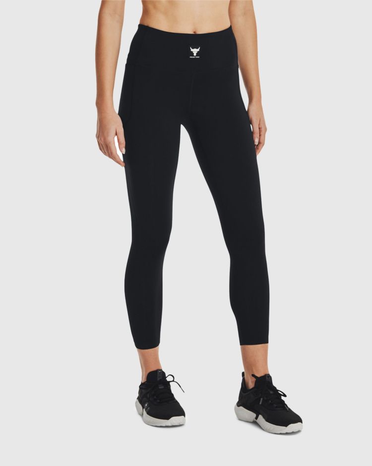 Under Armour Leggings Project Rock Meridian Nero Donna