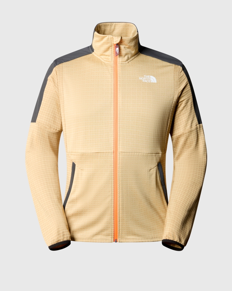 The North Face Pile Middle Rock Full-Zip Marrone Uomo