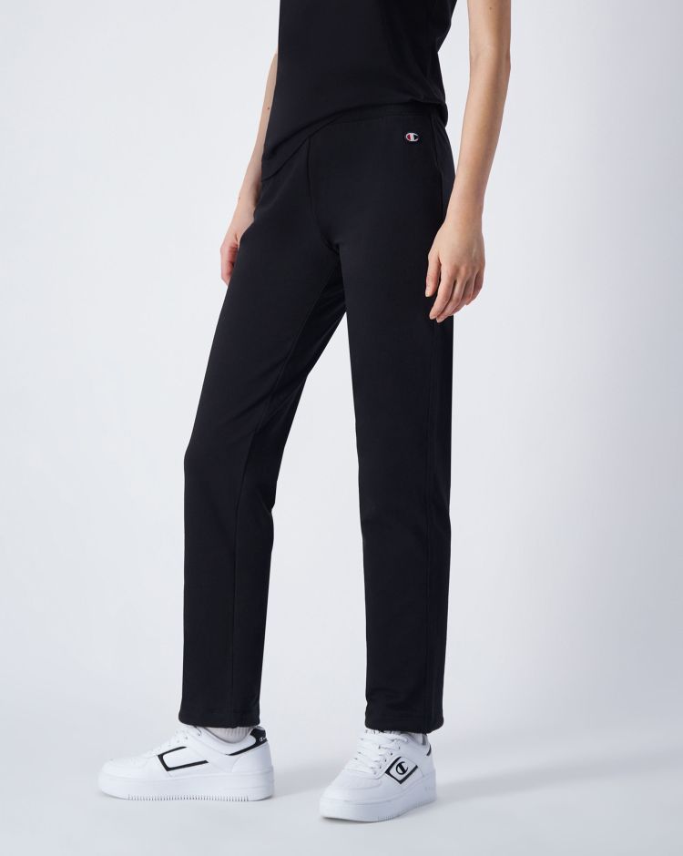 Champion Pantaloni Con Coulisse Regular Fit Nero Donna