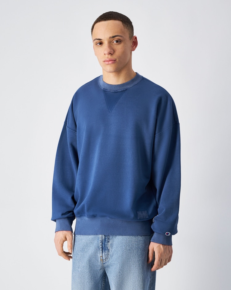 Felpa Girocollo Time Capsule Blu Uomo