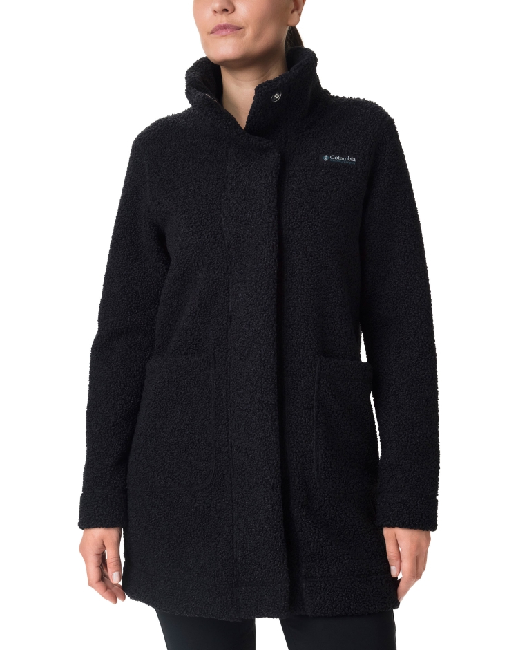 Columbia Panorama Long Jacket Nero Donna